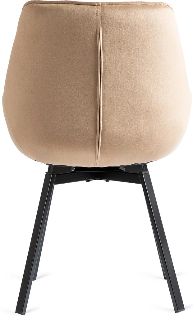 PROXIMA.store - Otočné jedálenské kreslo LUNA FARBA: hnedá