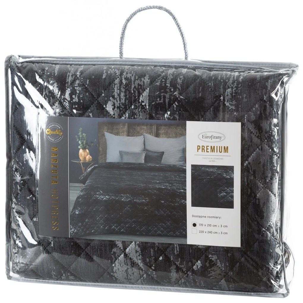 PREHOZ NA POSTEĽ BLINK3 220X240 CM ČIERNY