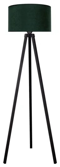Brilagi - Stojacia lampa VELVET 1xE27/60W/230V wenge/zelená