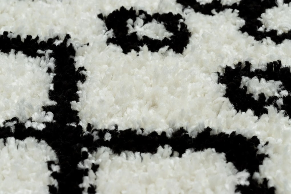 Behúň BERBER SAFI, biely, strapce