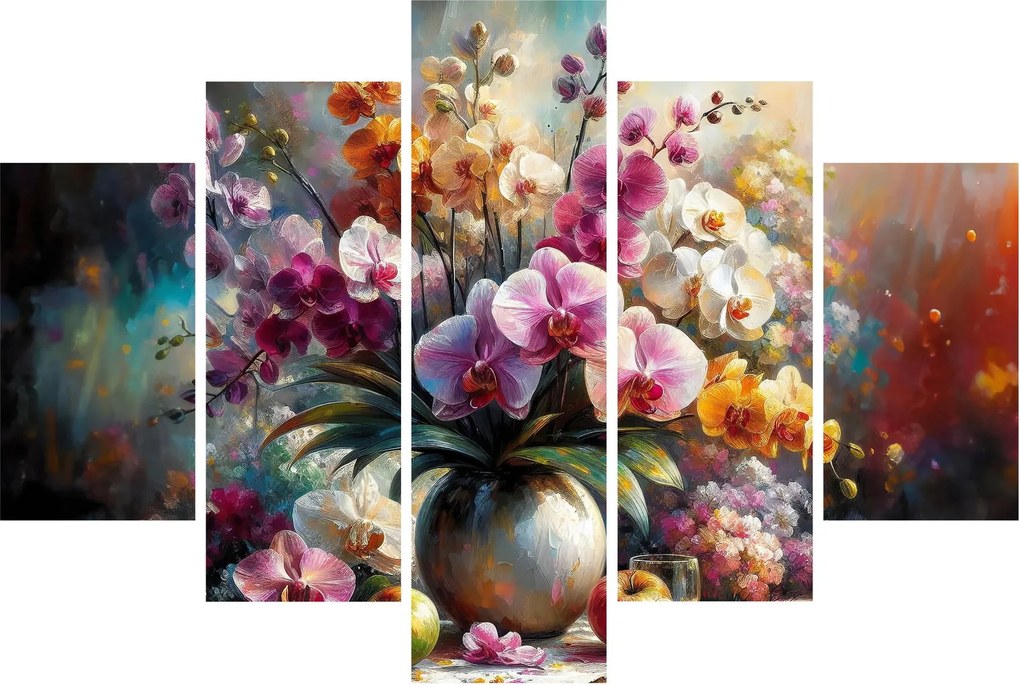 Obraz - Váza kvetov II. (150x105 cm)
