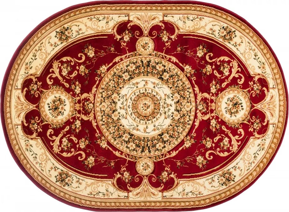 TA Koberec 6548A ČERVENÁ YESEMEK OV Rozmer: 250x350 cm