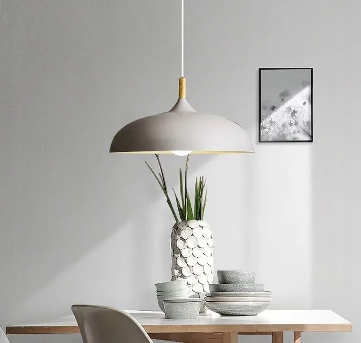 Dekorstudio Stropná lampa ANZO sivá