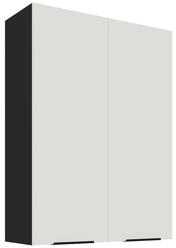 Kuchynská skrinka Aria-Wh/Bl Anti Fingerprint 80g-108 2f