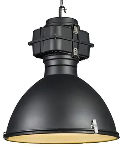 Inteligentné priemyselné závesné svietidlo čierne 53 cm vrátane A60 Wifi - Sicko