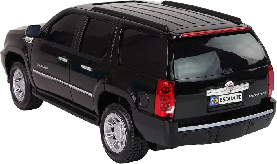LEAN Toys Autíčko Cadillac Escalade R/C, čierne, svetlá, zvuk, mierka 1:16