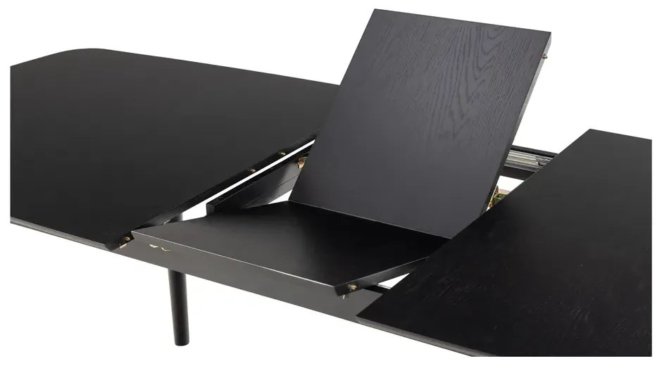Jedálenský rozkladací stôl Montreux 180/219 cm čierny