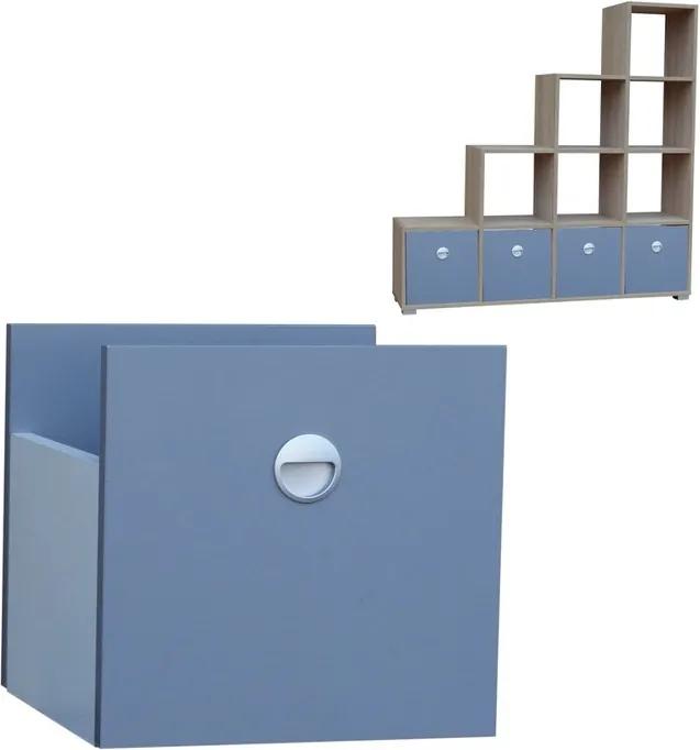 Úložný box - zásuvka do policového systému - výber dekorov - Černá struktura