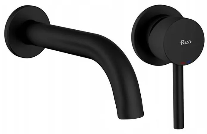 Podomietková umývadlová batéria Rea Lungo čierna + box