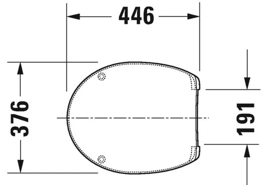Duravit Duraplus - WC sedátko s poklopom, biela 0064200000