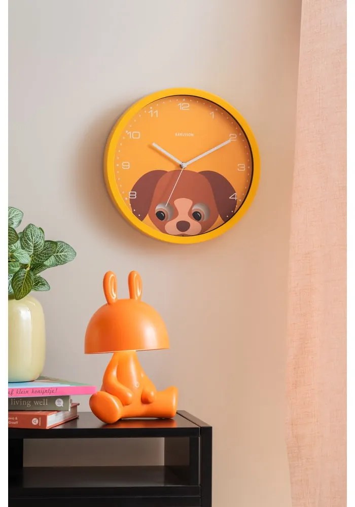 Detské hodiny ø 31 cm Peekaboo Dog – Karlsson