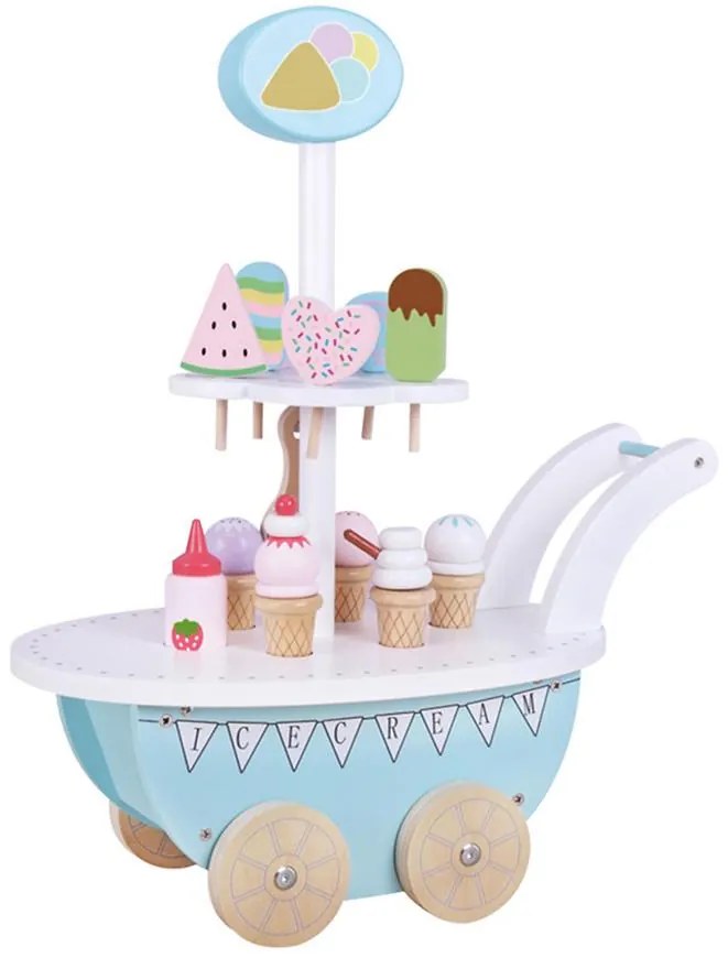 Drevená predajňa zmrzliny Sweet&amp;Frosty