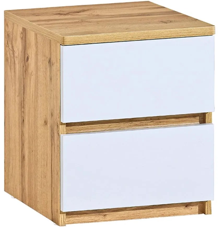 Nočný stolík Arca AR10 Dub Wotan/Biely