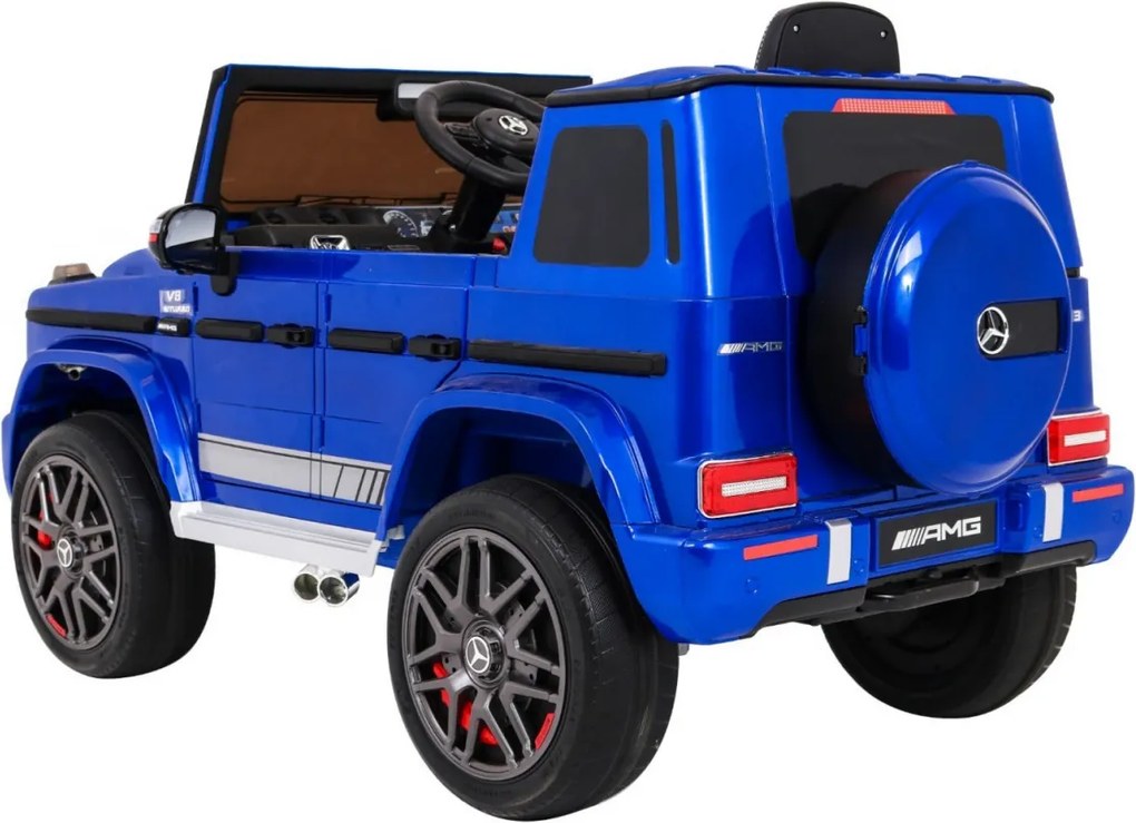 Ramiz Mercedes AMG G63 pre deti Modrá farba + diaľkové ovládanie