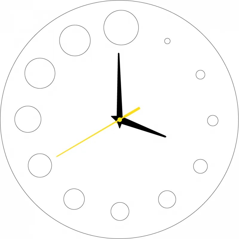 Nástenné hodiny okrúhl do kuchyne I SENTOP X0030