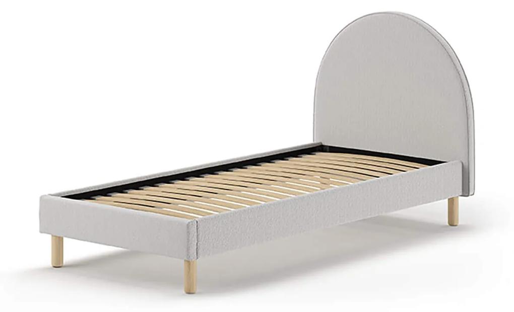 Detská posteľ loony 90 x 200 cm sivá MUZZA