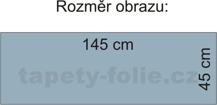 Obraz na plátne, rozmer 145 x 45 cm, hviezdne nebo, IMPOL TRADE 134O3