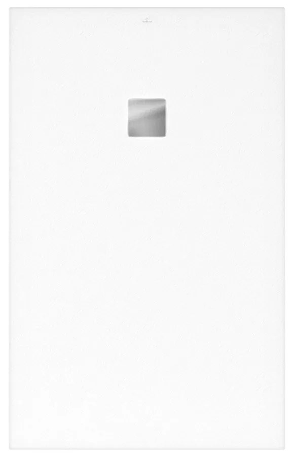 VILLEROY &amp; BOCH Planeo obdĺžniková sprchová vanička akrylátová, s technológiou RockLite, štandardný model, protišmyk (A), 1600 x 1000 x 48 mm, Nature White, UDA1610PLA2V-5N