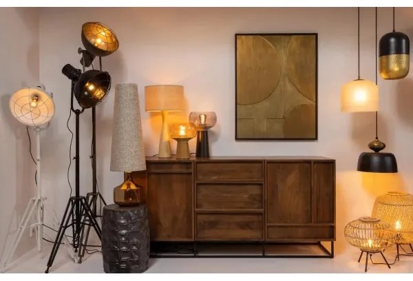 Stolná lampa BASICLABEL 1xE27/40W/230V bambus