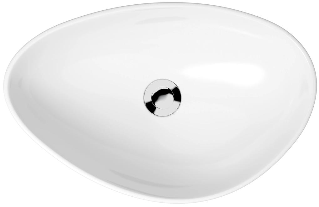 Cersanit Moduo umývadlo 56.5x36.5 cm pultové umývadlo biela K116-052