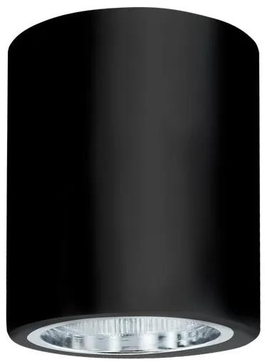PLX Stropné osvetlenie LEXINGTON, 1xE27, 60W, 10cm, okrúhle, čierne