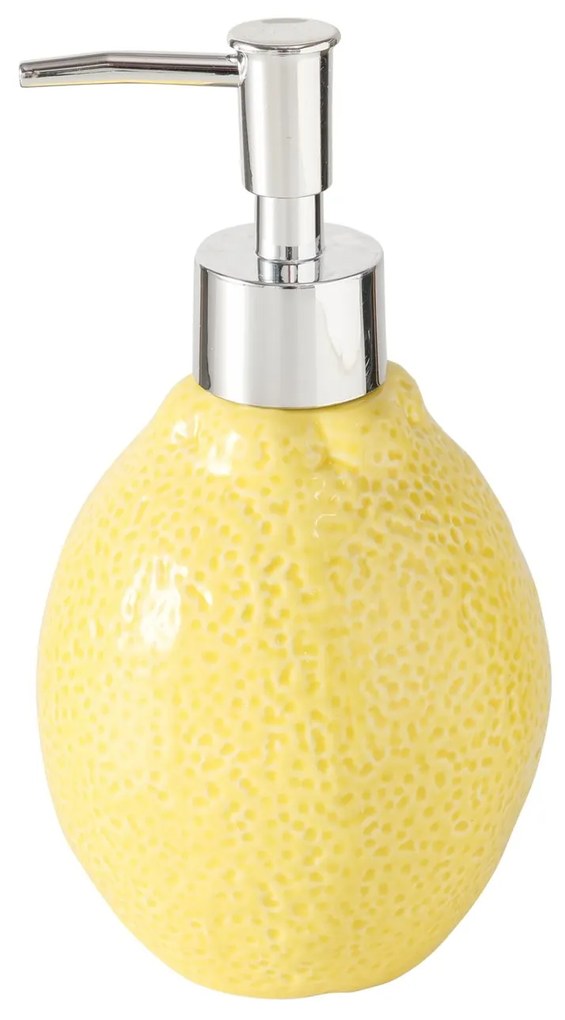 Dávkovač mydla Limone, žltá/s chrómovými prvkami, 300 ml