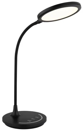 Globo 58483 - LED stmievateľná dotyková stolná lampa KENNY LED/12W/230V čierna