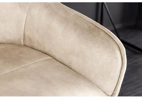 Barová stolička Euphoria 43686 Zamat - Champagne  - Komfort-nábytok