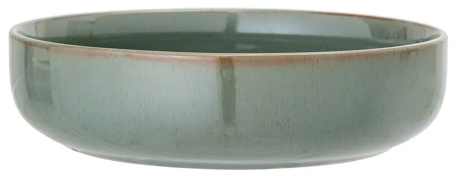 Zelená kameninová servírovacia misa Bloomingville Pixie, ø 24 cm