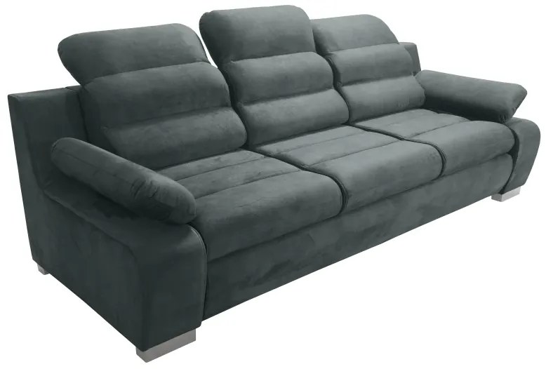 Pohovka Denver 3R, šedá (MIL 10845)