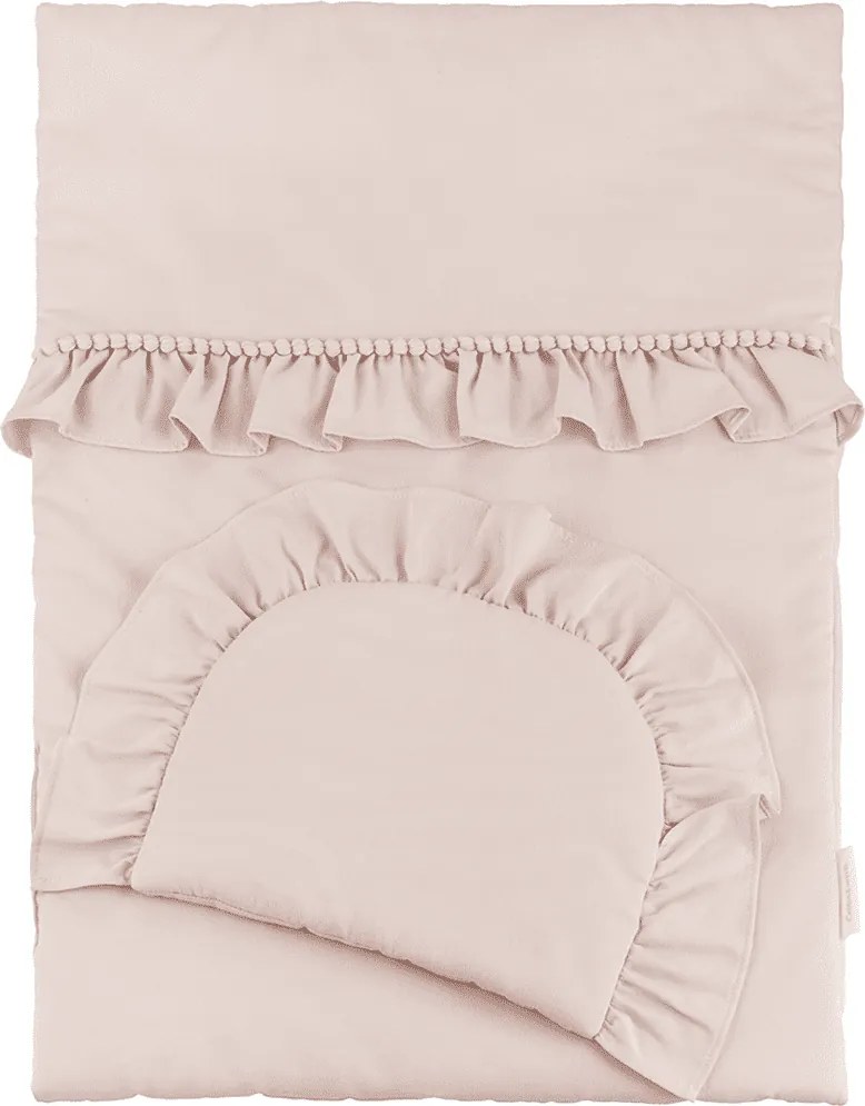 Boho sada s výplňou púdrovo ružová 50x65cm