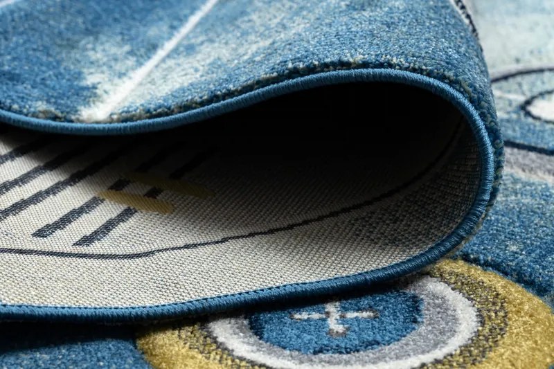 Detský kusový koberec Petit Helicopter blue, 140x190, modrá, detská izba, Dywany Łuszczów