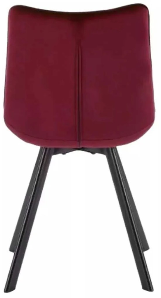 LuxuryForm DESIGN Stolička ORLEN VELUR - vínová