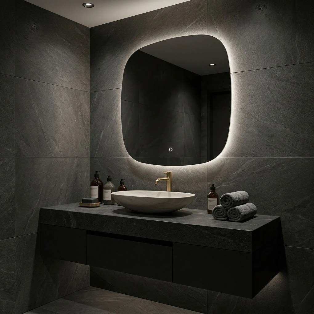 Rea TOP, LED zrkadlo 70x70cm, HOM-01519