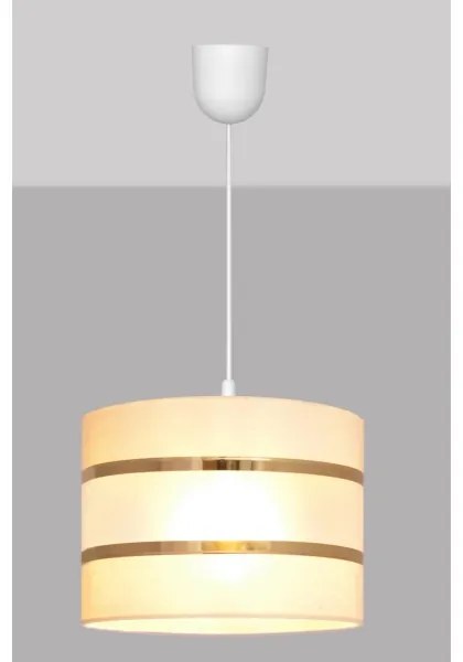 Luster na lanku HELEN 1xE27/15W/230V krémová