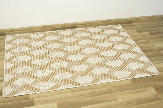 Koberec šnúrkový Berg 28354/62 Geometrický Romby krémový