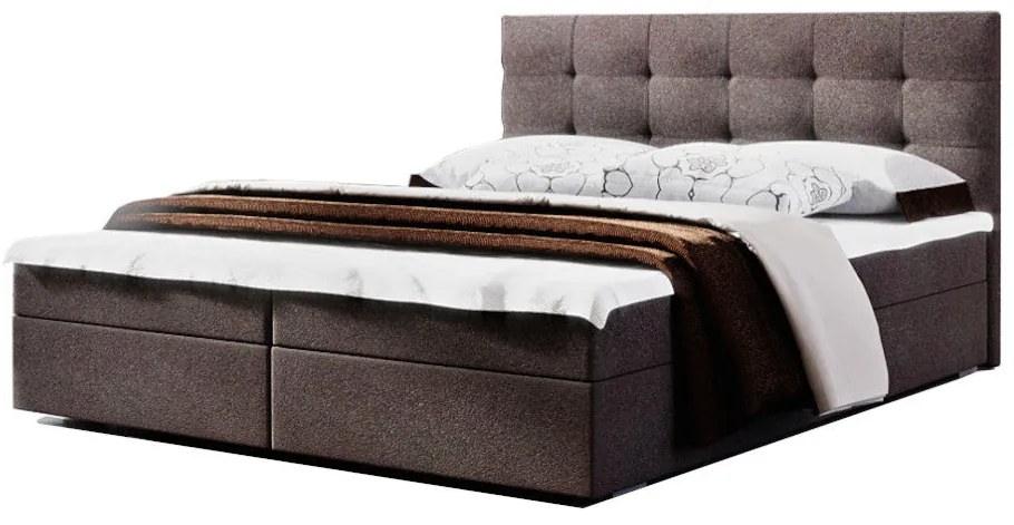 Čalúnená posteľ LAKE 2 + matrac - cosmic800 / 180x200 / s vrchným matracom