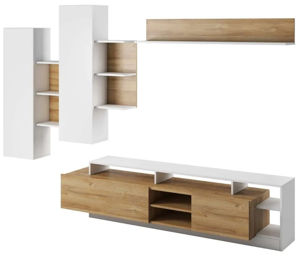 OBÝVACIA STENA / ZOSTAVA LEANDER DUB GRANDE / BIELA