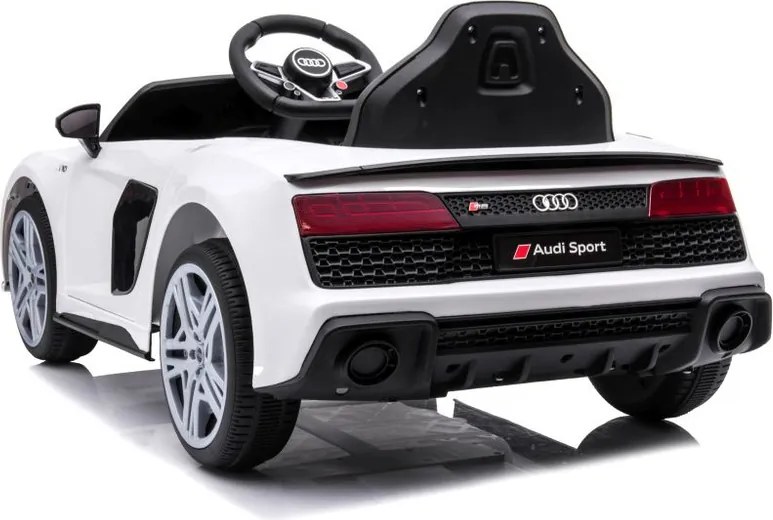 LEAN CARS Elektrické autíčko Audi R8 Lift A300 biele