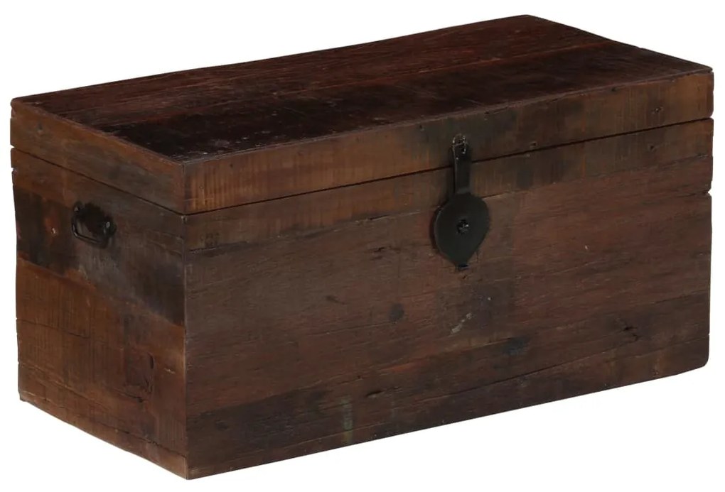 vidaXL Úložný box z recyklovaného dreva 80x40x40 cm