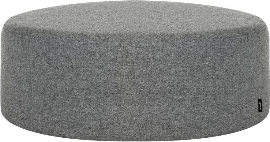 Sivý vlnený taburet Folk – noo.ma