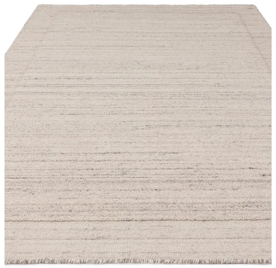 Krémový ručne tkaný vlnený koberec 120x170 cm Larson – Asiatic Carpets