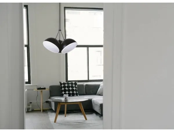 Klausen 143000 - LED Luster na lanku CROWD 3xLED/20W/230V čierna