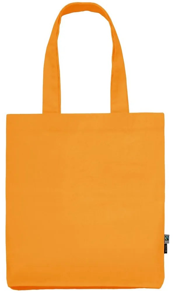 Neutral Látková nákupná taška z organickej Fairtrade bavlny - Oranžová