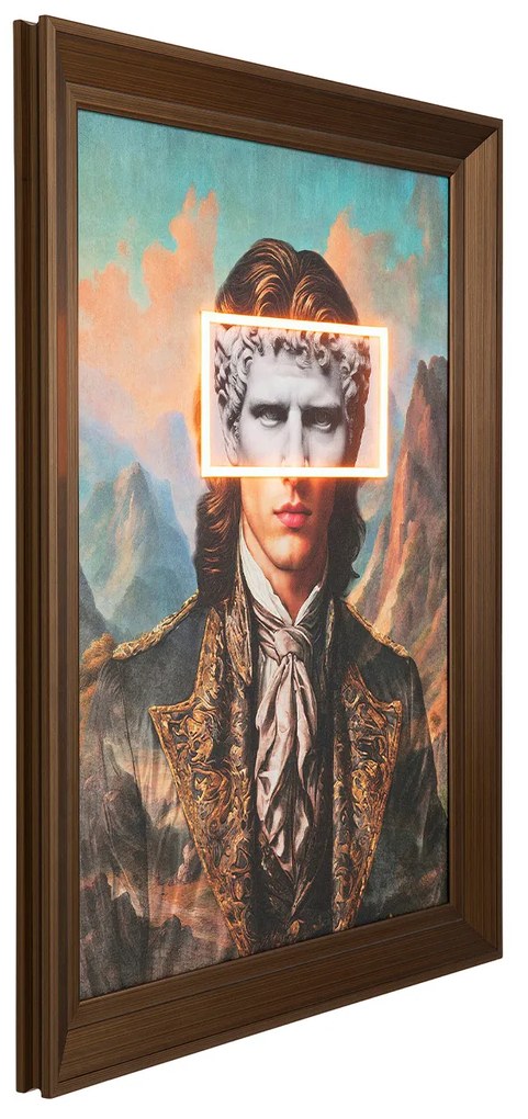 LED Art Gentleman obraz viacfarebný 80x100 cm