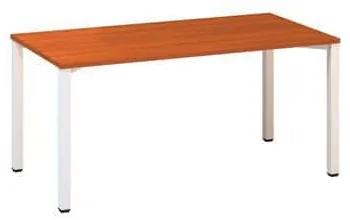 Kancelársky stôl Alfa 200, 160 x 80 x 74,2 cm, rovné vyhotovenie, dezén čerešňa, RAL9010