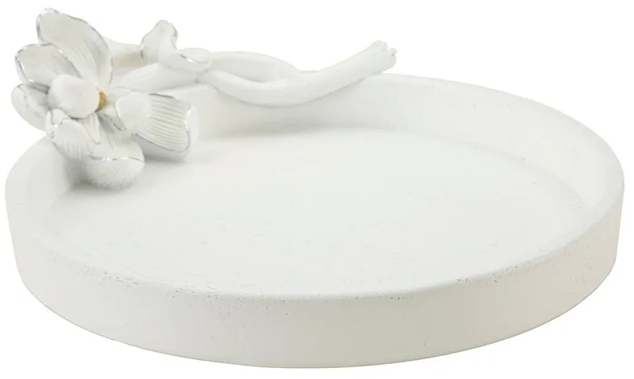 Dekoračná tácka z polyresinu ø 21 cm Magnolia – Mauro Ferretti