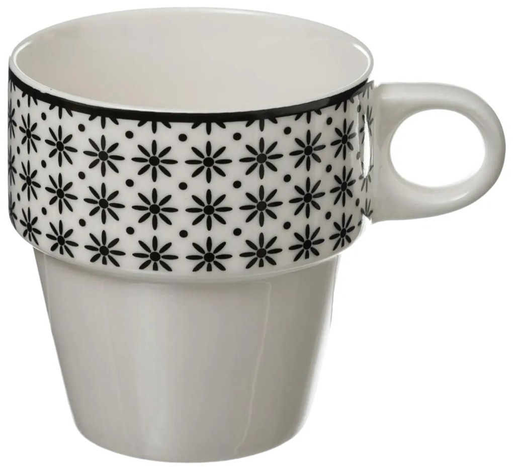 Porcelánový hrnček so stojanom Bohemia 260 ml sada 4ks