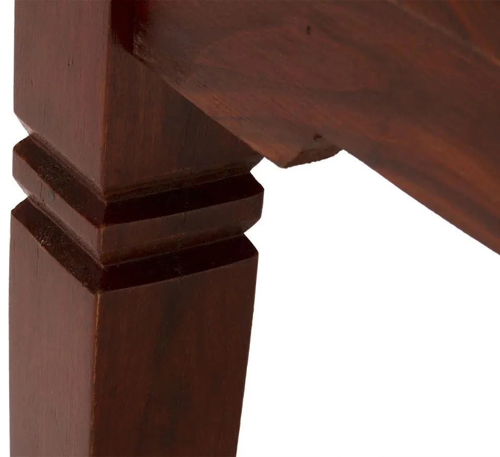 furniture-nabytek.cz - Masivní konferenční stolek Texas z akácie, lakovaný, hnědý – 60×60×45 cm