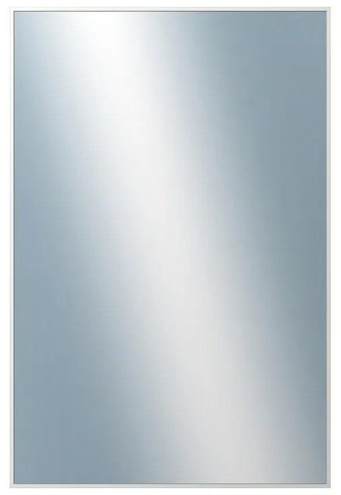 DANTIK - Zrkadlo v rámu, rozmer s rámom 40x60 cm z lišty Hliník biela (7273027)